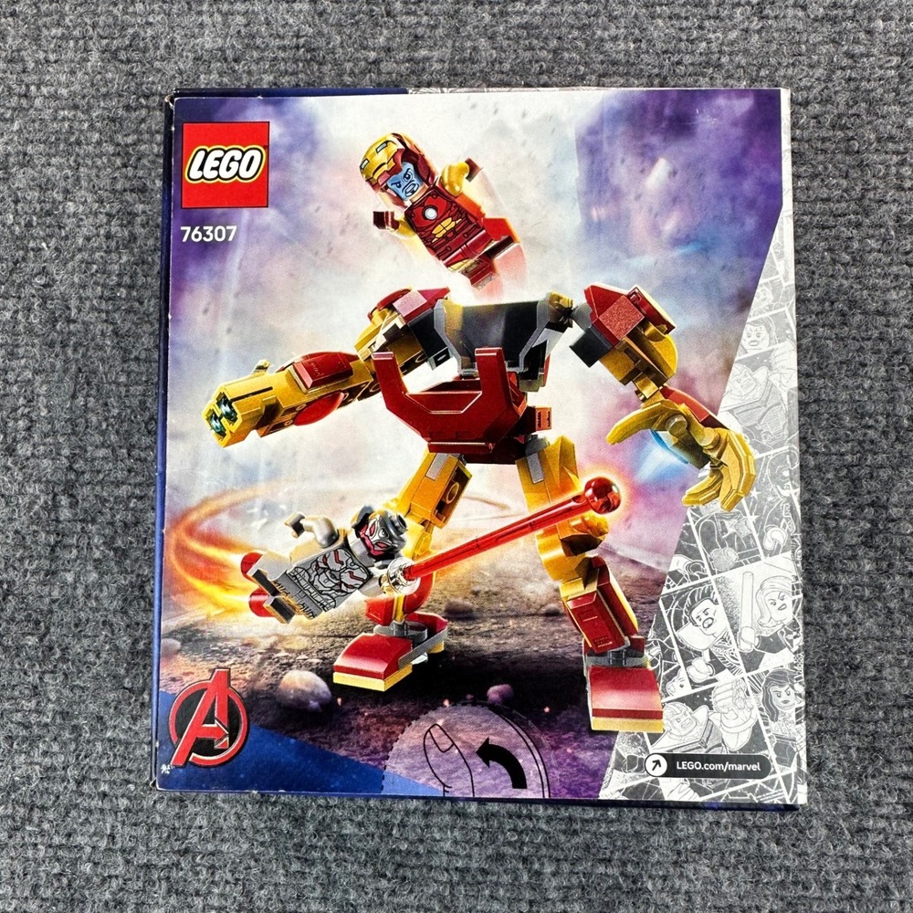 LEGO Marvel Iron Man Mech vs Ultron Set 76307 6+ 101 PCS Building Toy‎ - Picture 2 of 6